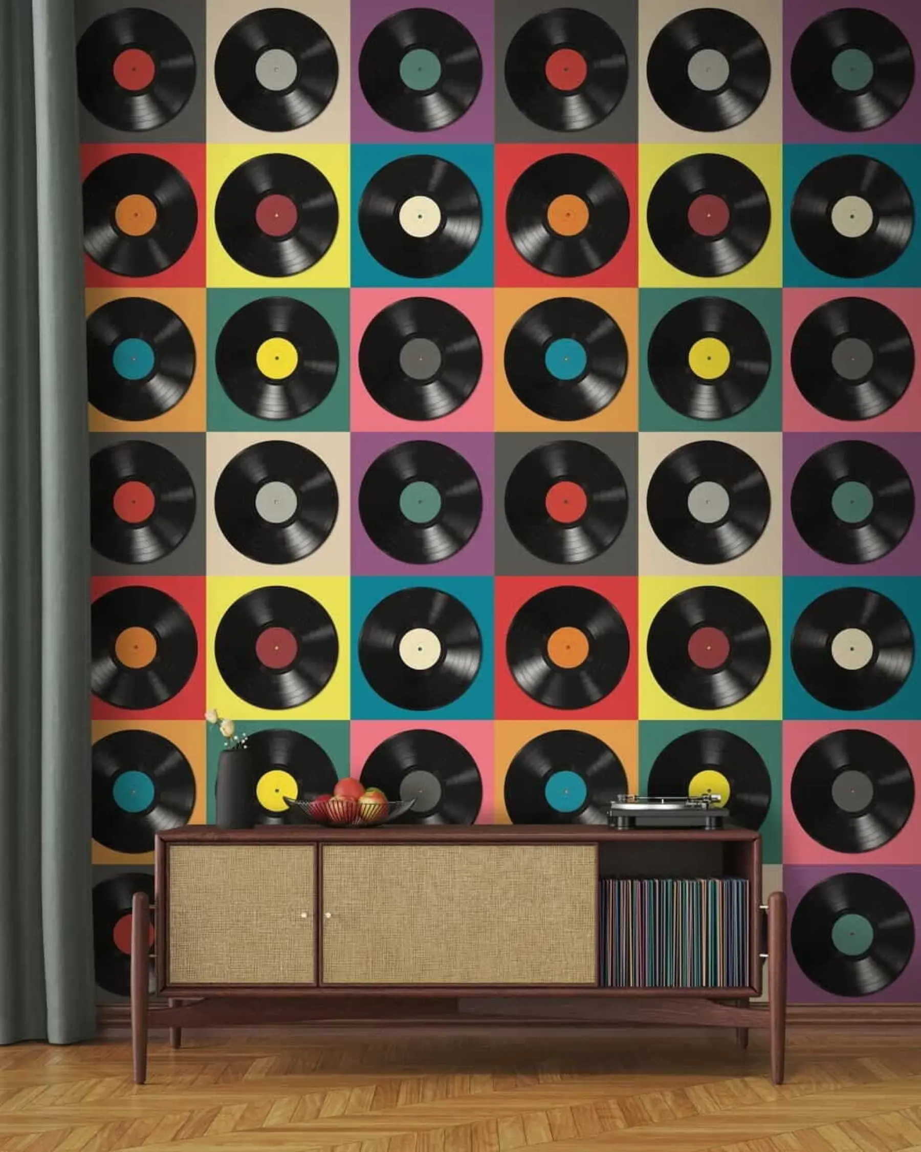fototapeter Vinylplater i retrostil u51622