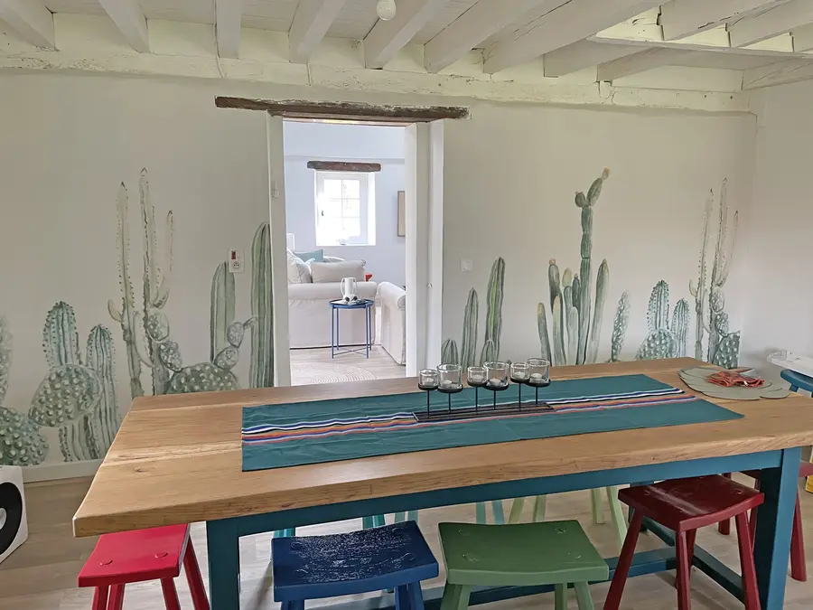 fototapeter Akvarellkaktus u07240