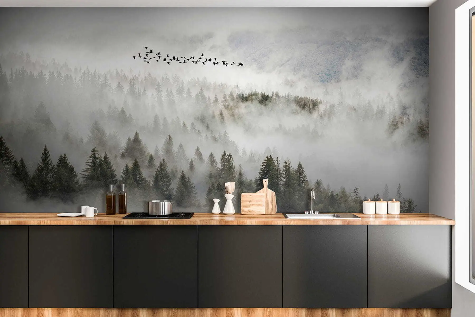 fototapeter Sky, himmel og fjell u13823