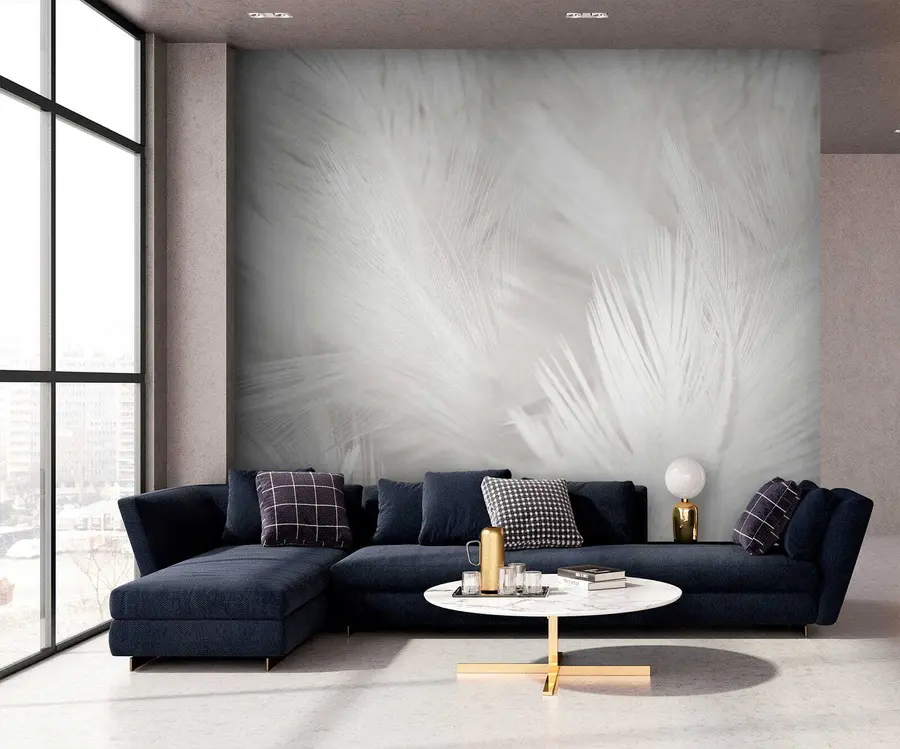 fototapeter Plante, øye og fjær u15622