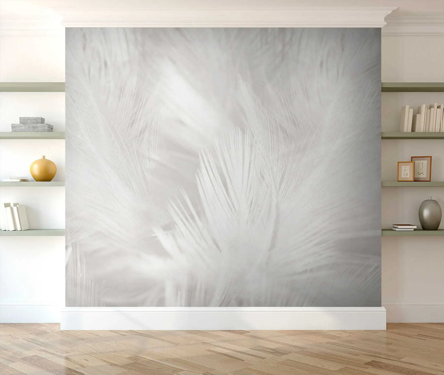 fototapeter Plante, øye og fjær u15622