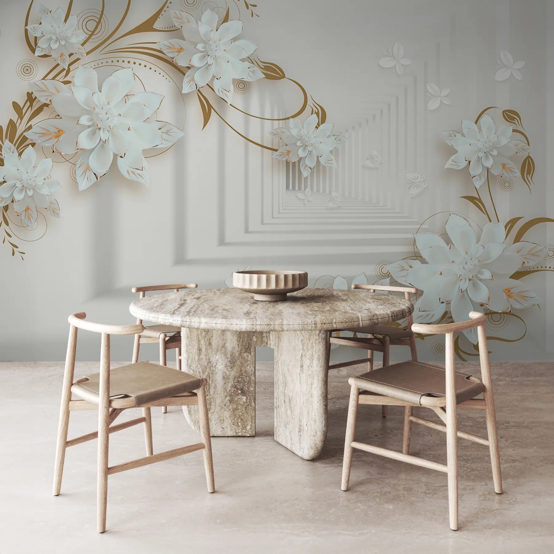 fototapeter Blomster i tunnelen u21861