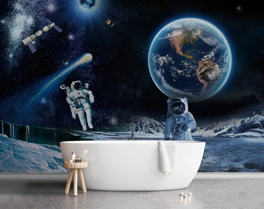 fototapeter Astronauter på månen u23243