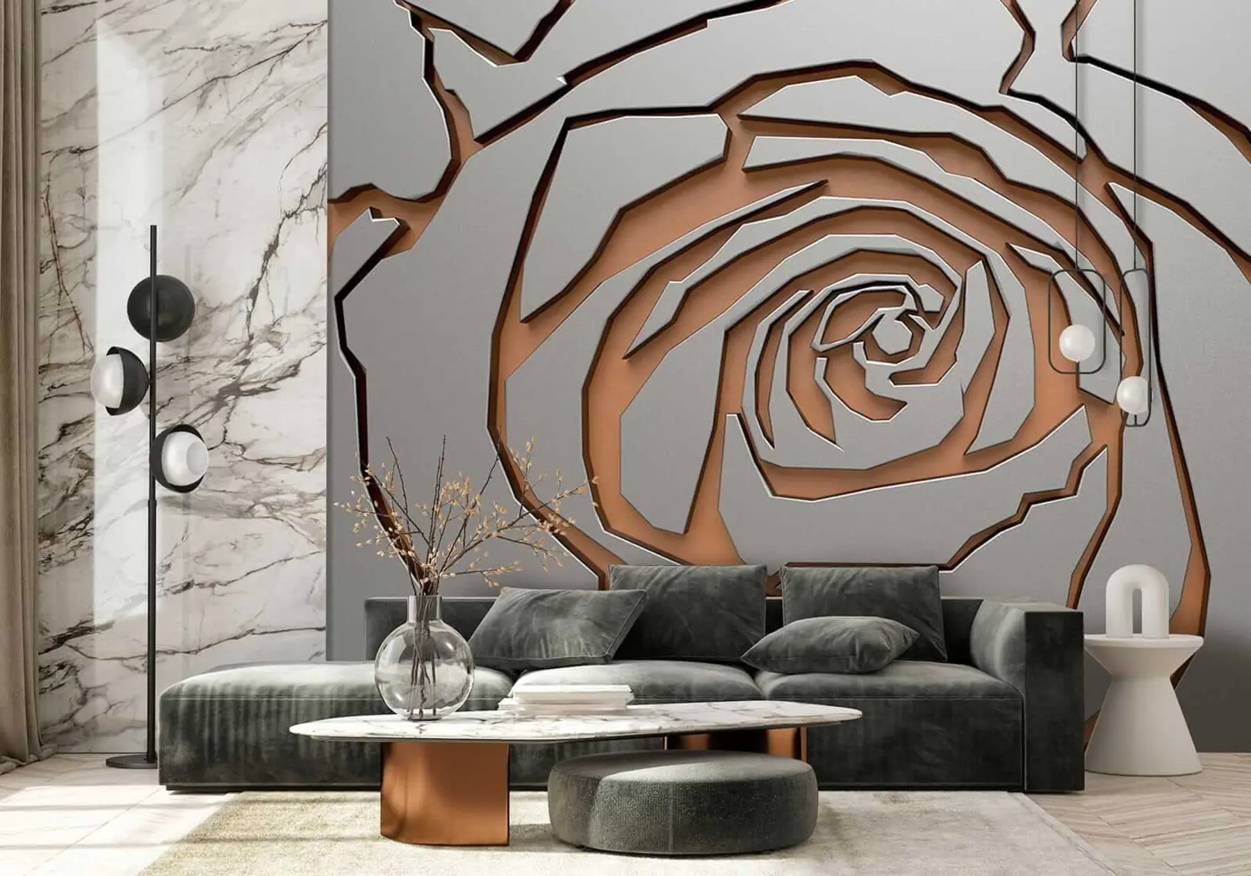 fototapeter Blomst, plante og kronblad u25163