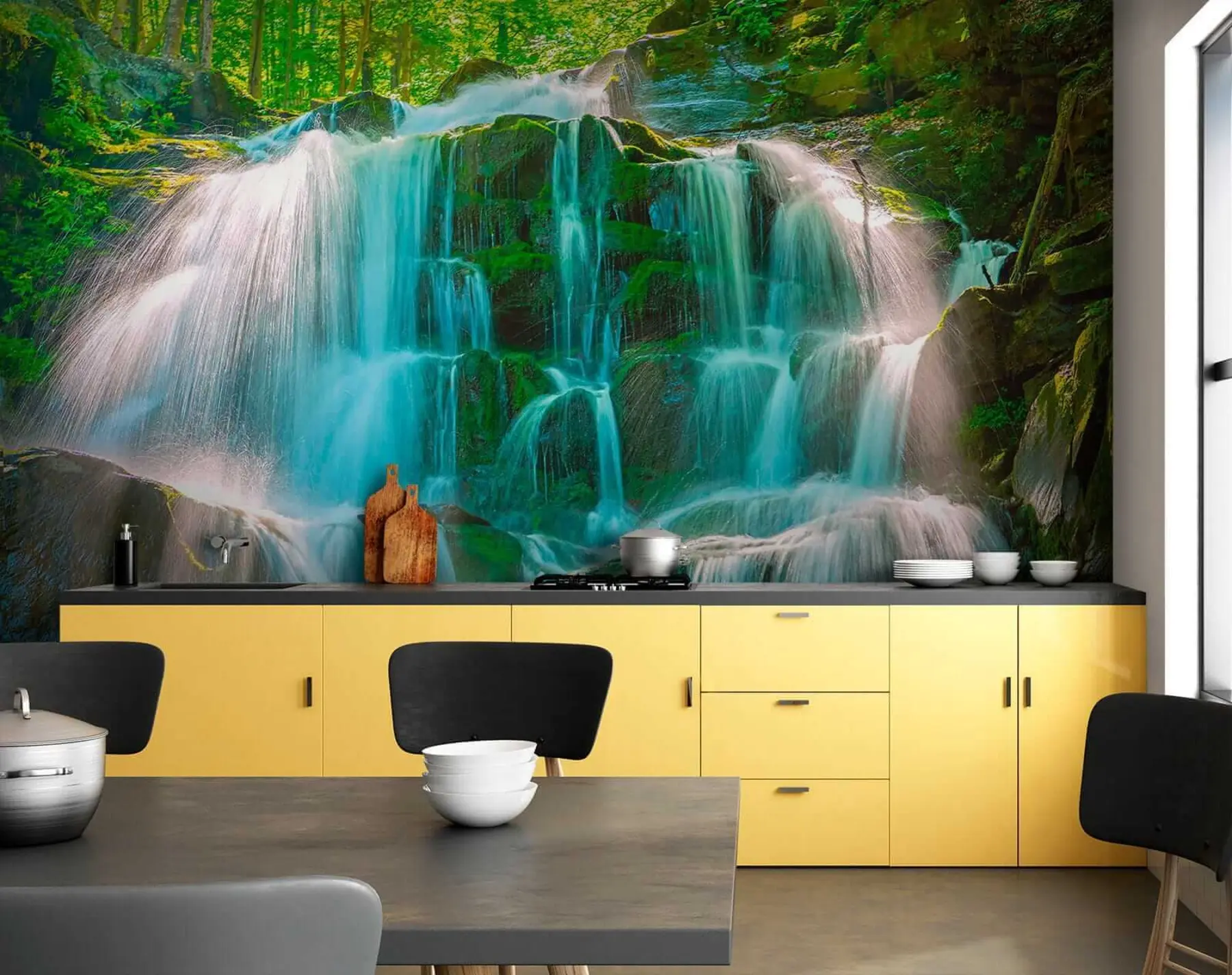 fototapeter Azure Falls u26143