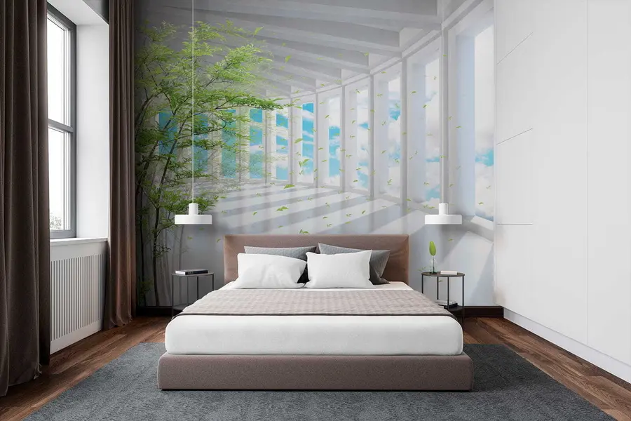 fototapeter Tunnel med skyutsikt u29922