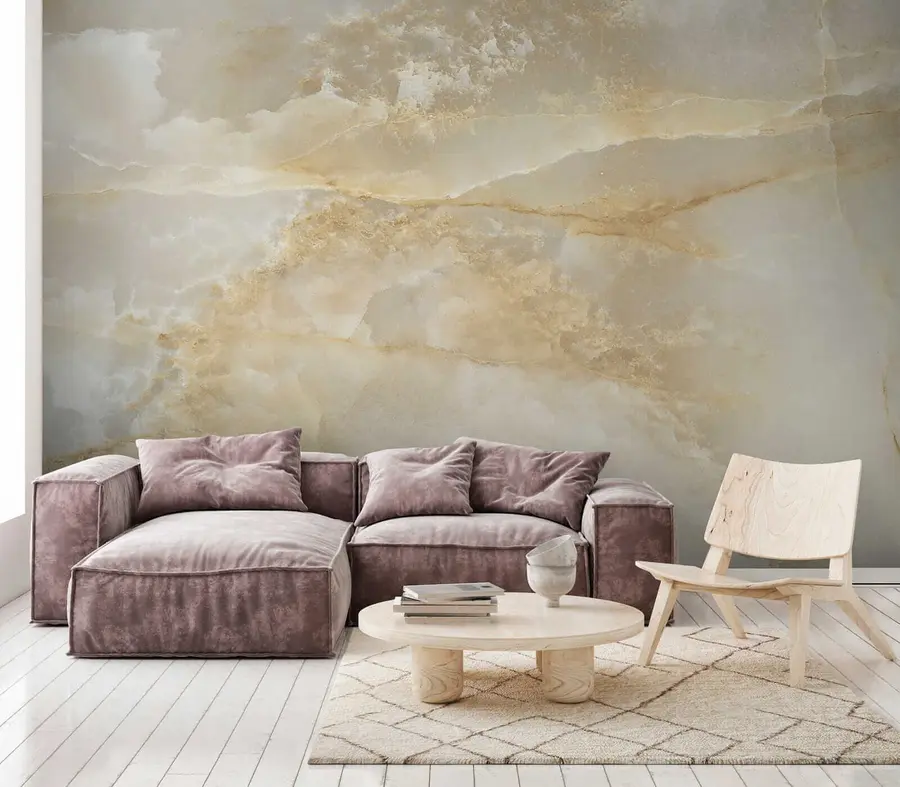 fototapeter Beige marmor u32035