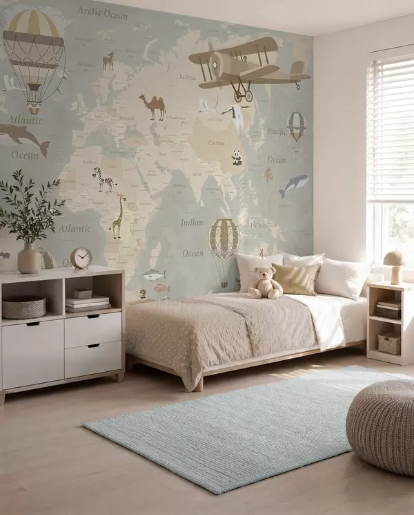 Verdenskart for barn
