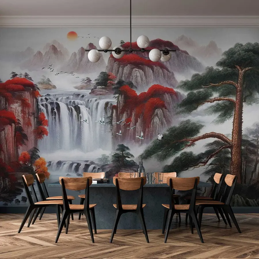 fototapeter Foss i japansk stil u36222