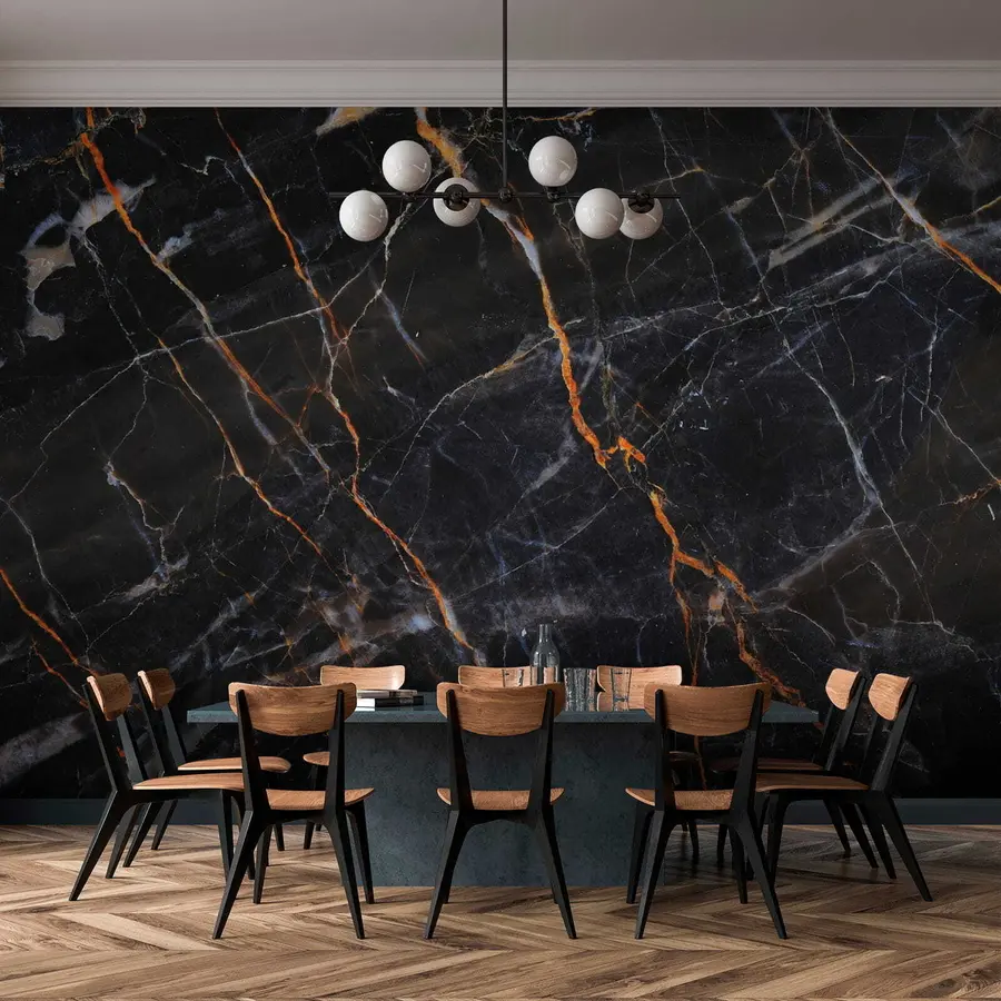fototapeter Svart klassisk marmor u37463