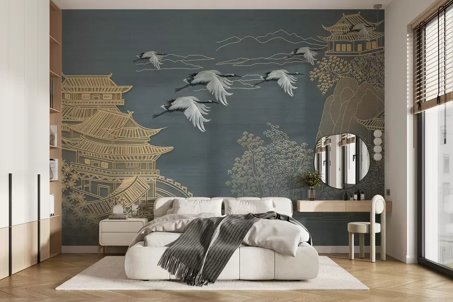 fototapeter Tegning i japansk stil u38720