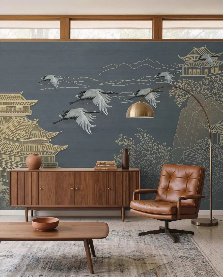 fototapeter Tegning i japansk stil u38720