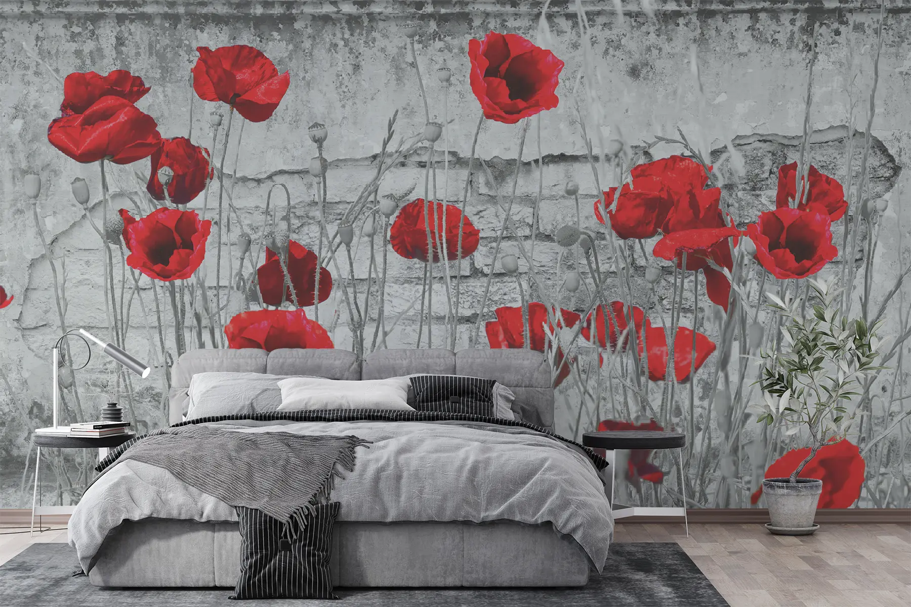 fototapeter Blomst, fargerikhet og plante u40552