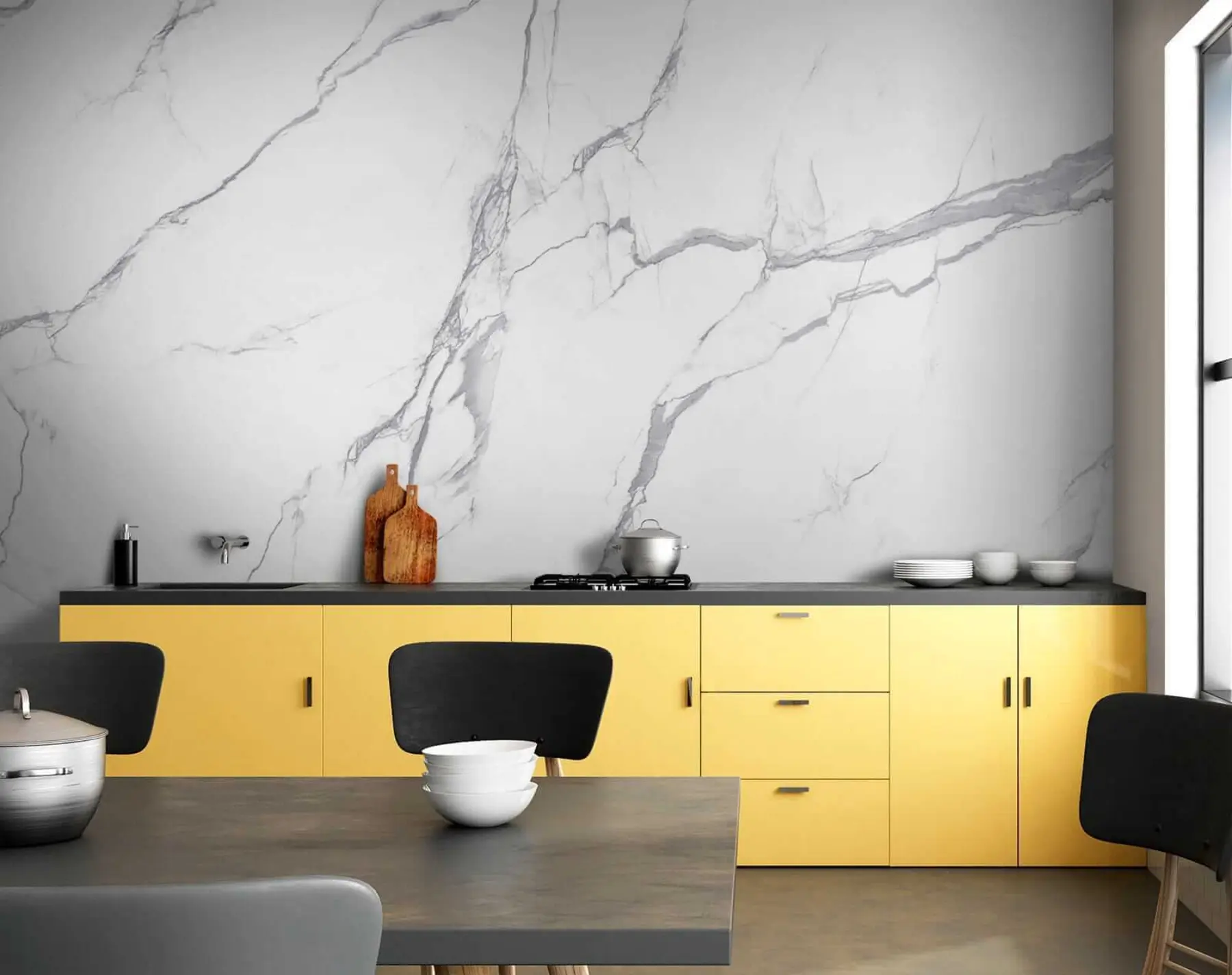 fototapeter Hvit marmor u42049