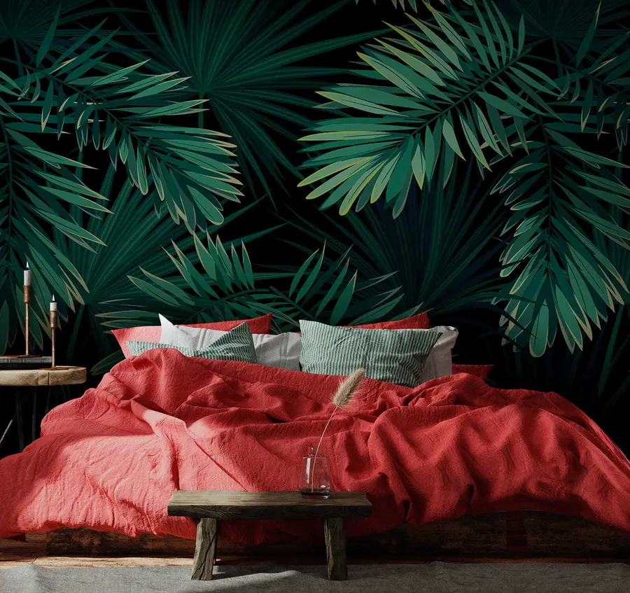 fototapeter Grønne palmer u43269