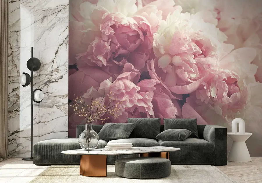 fototapeter Blomst, kronblad og rosa u44746