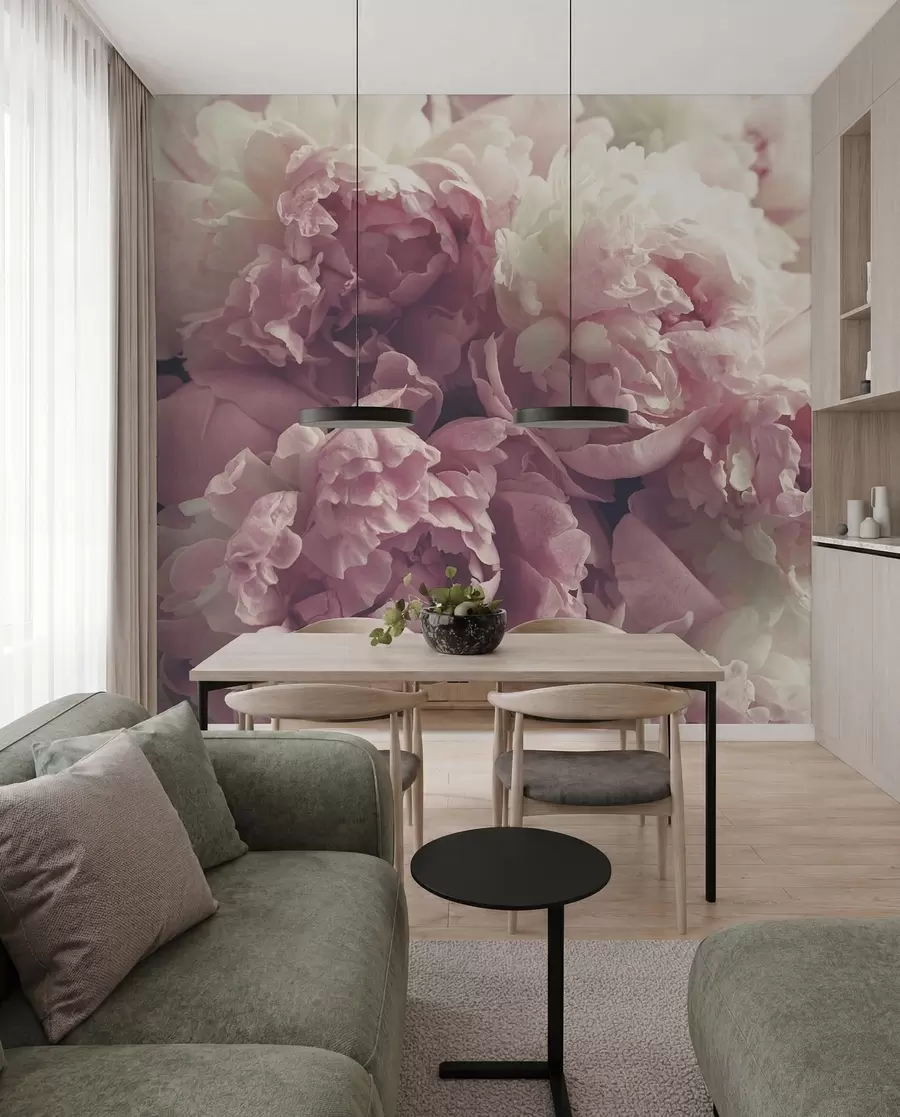 fototapeter Blomst, kronblad og rosa u44746