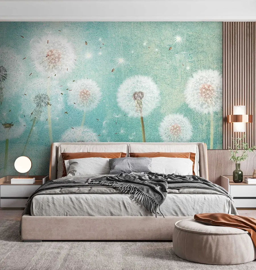 fototapeter Søte løvetann u46357