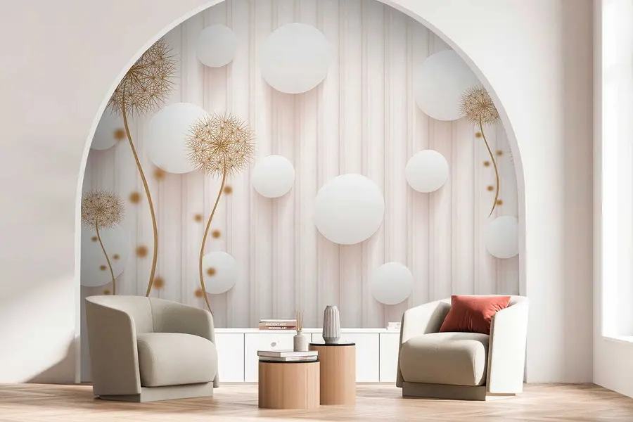 fototapeter Baller og løvetann u52503