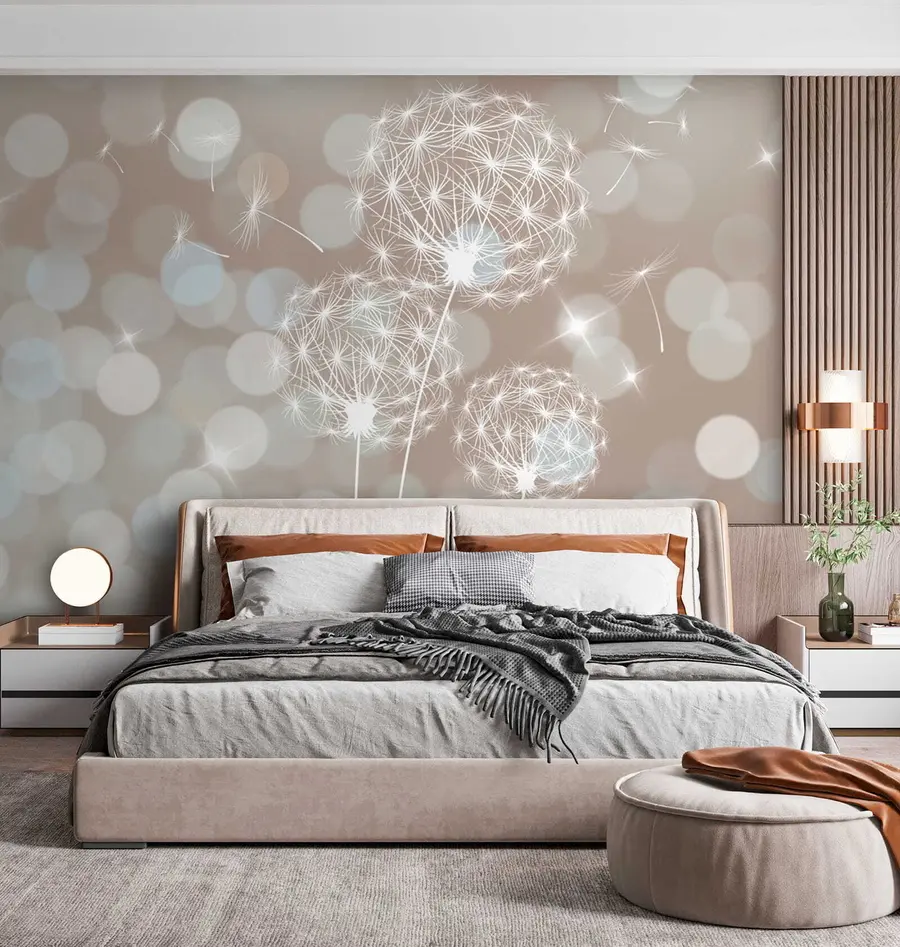 fototapeter Løvetann i strålende glans u52507