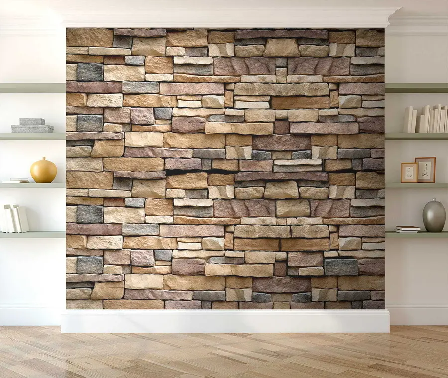 fototapeter Steinmur u52545