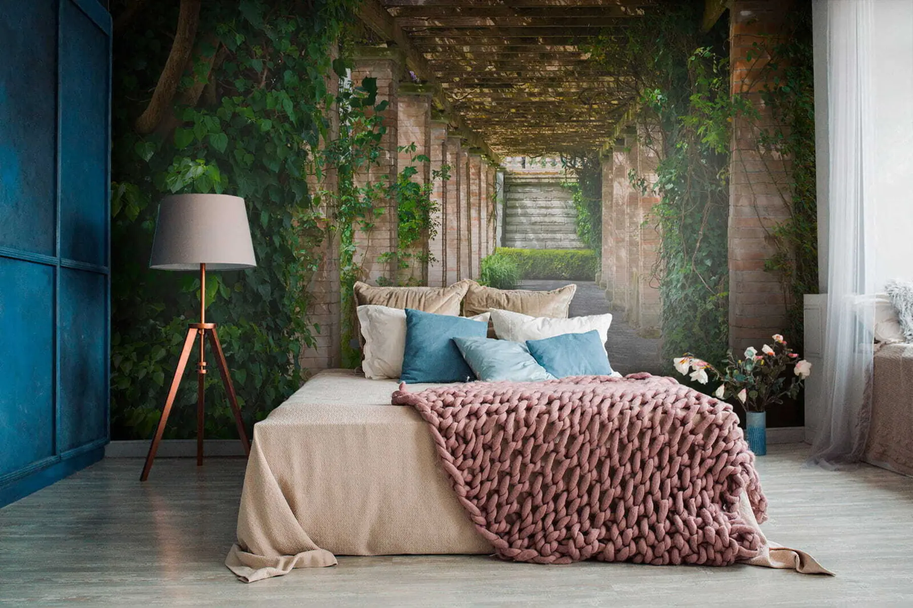 fototapeter Italiensk gårdsplass u53299