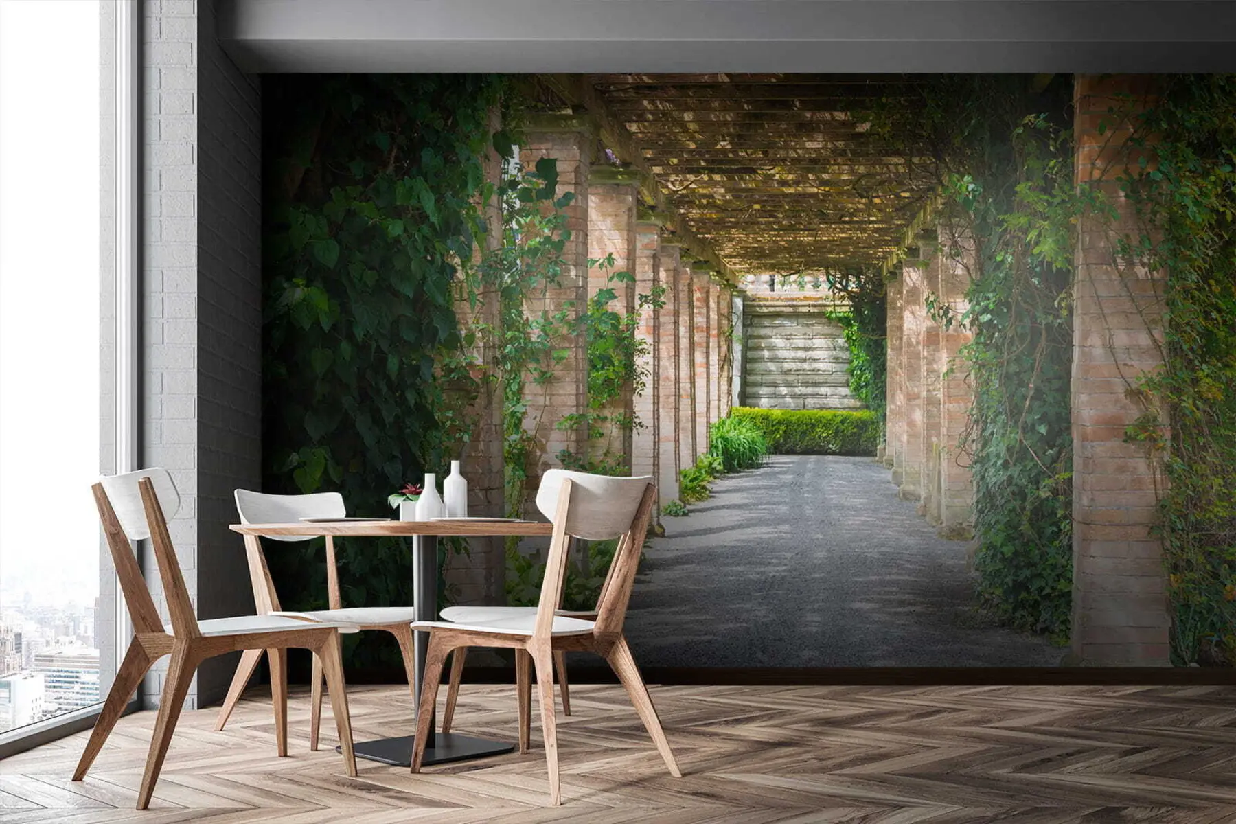 fototapeter Italiensk gårdsplass u53299