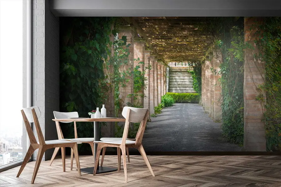 fototapeter Italiensk gårdsplass u53299