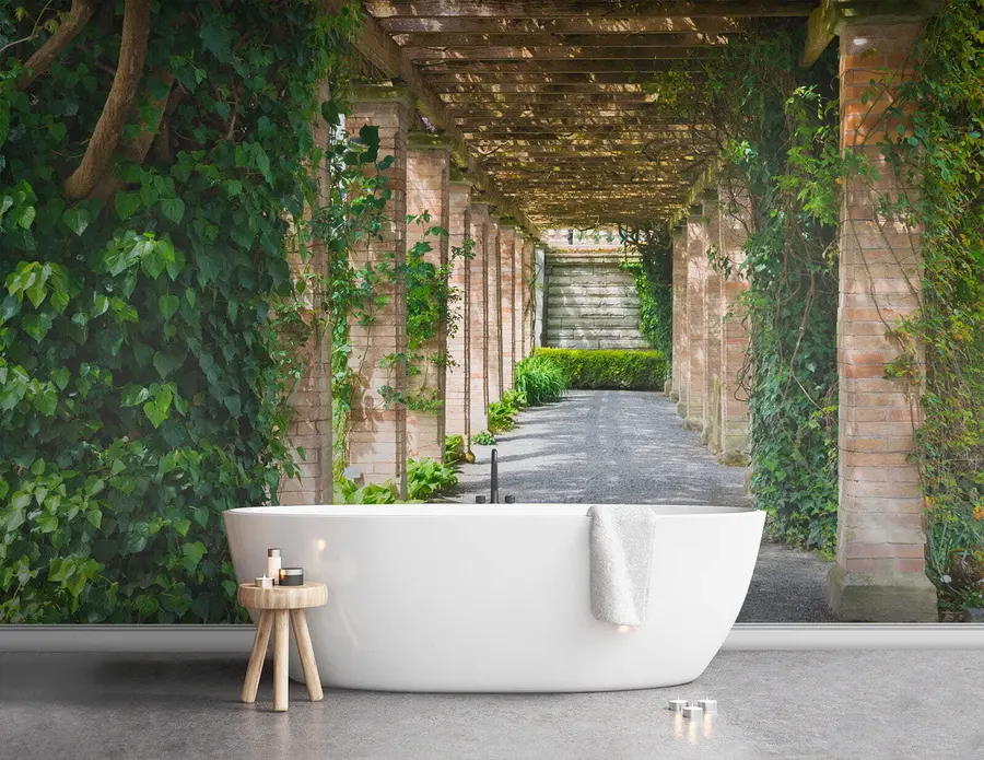 fototapeter Italiensk gårdsplass u53299