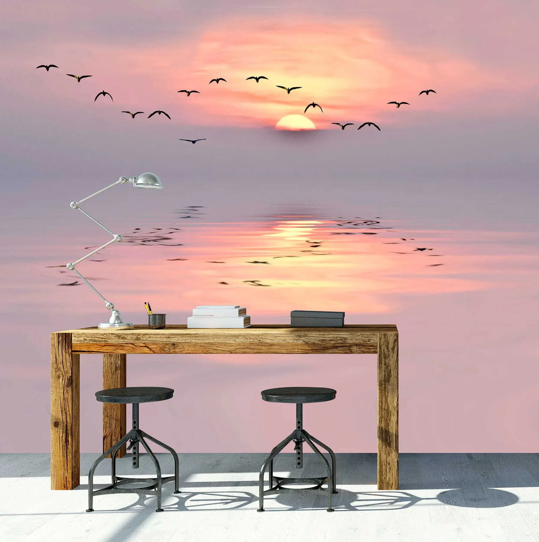 fototapeter Vann, himmel og atmosfære u53413