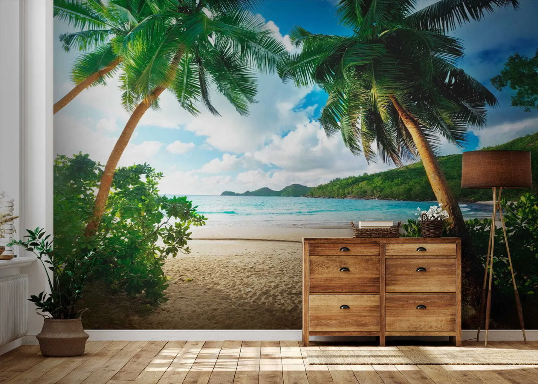 fototapeter Sky, himmel og plante u53753