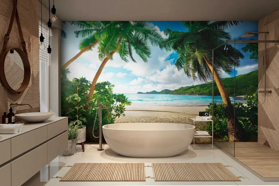 fototapeter Sky, himmel og plante u53753