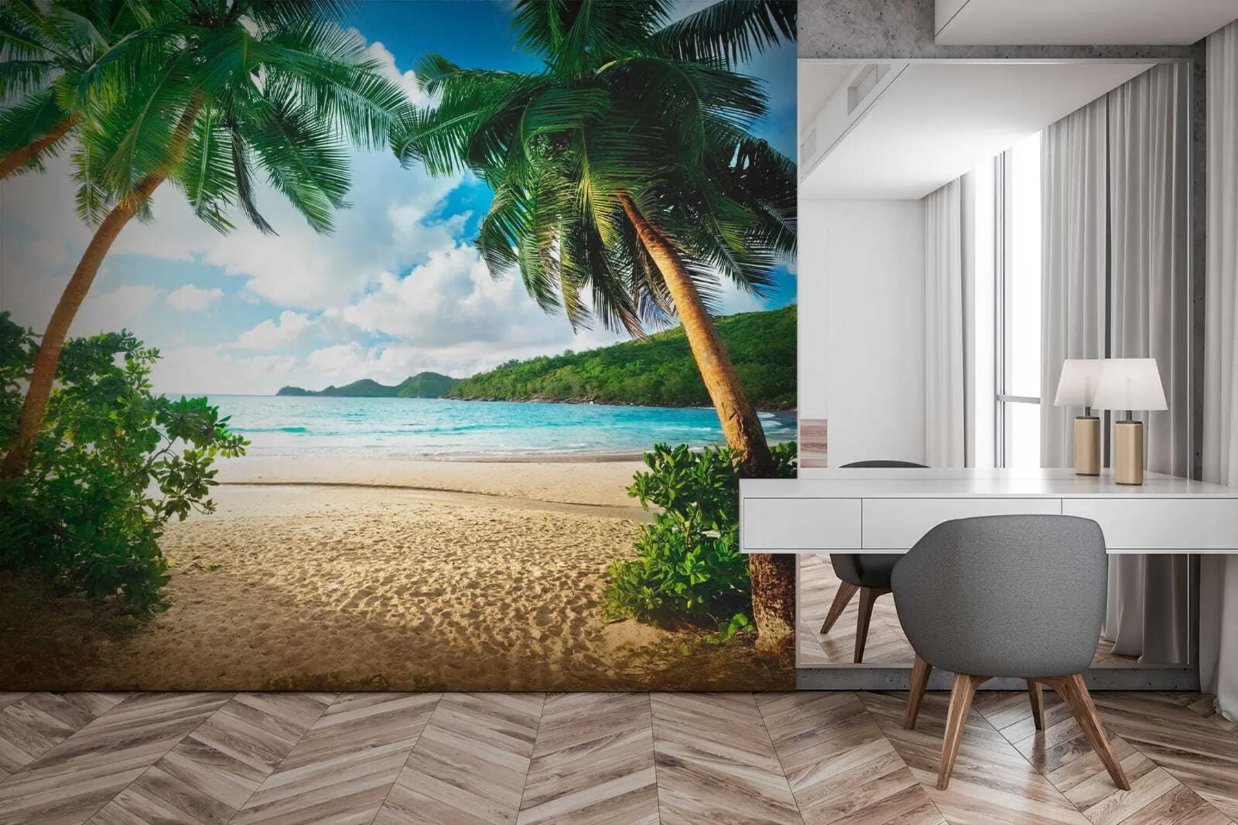 fototapeter Sky, himmel og plante u53753