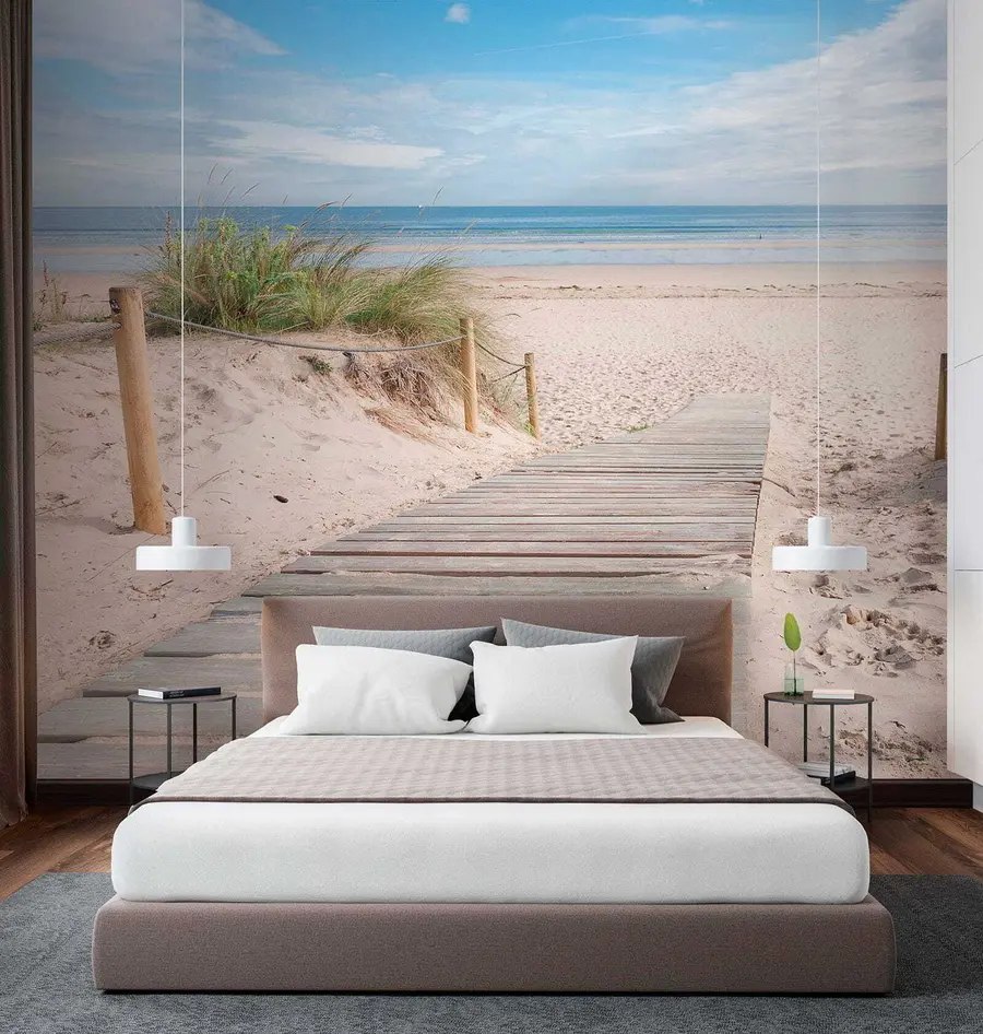 fototapeter Sti til sandstranden u54357