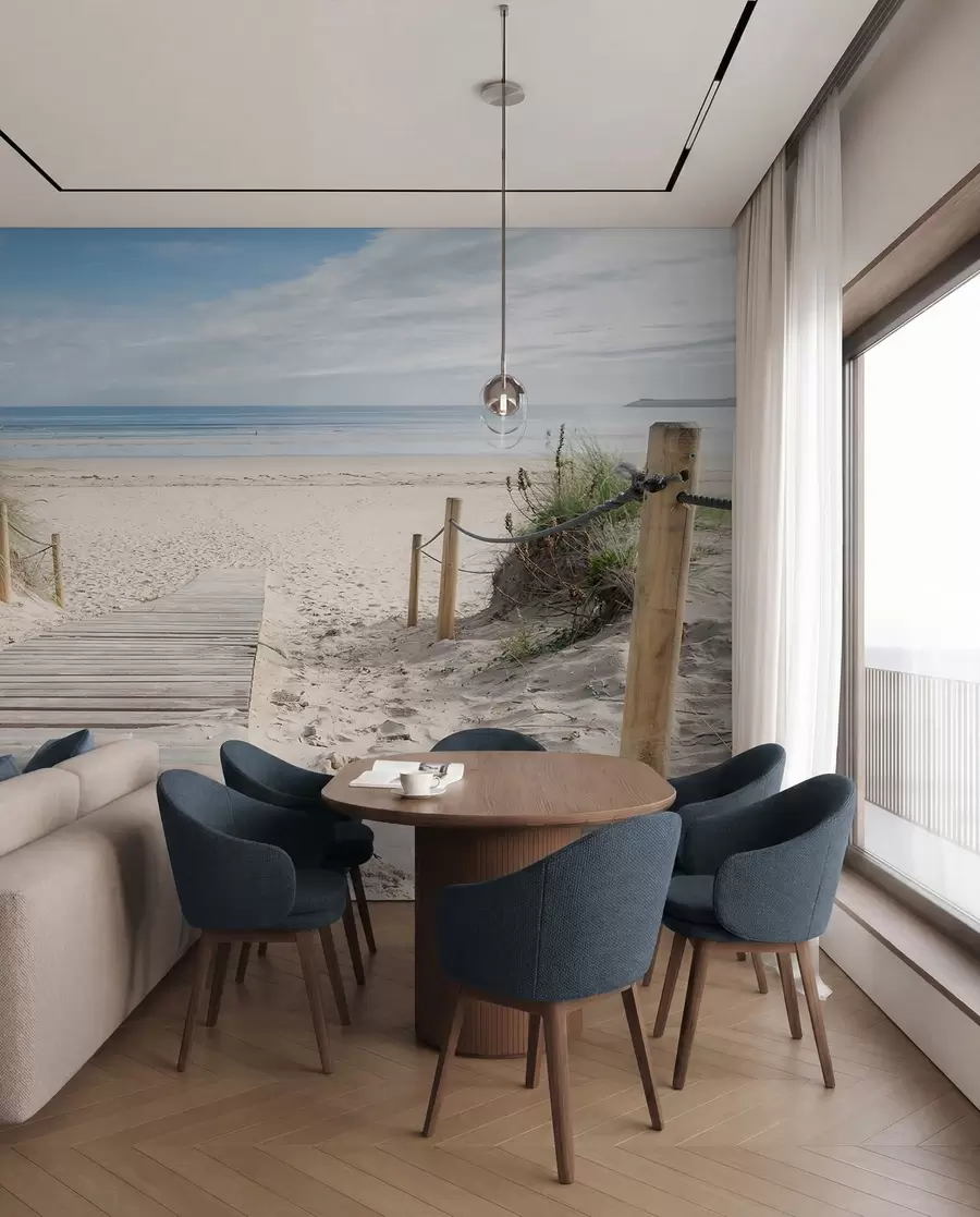 fototapeter Sti til sandstranden u54357