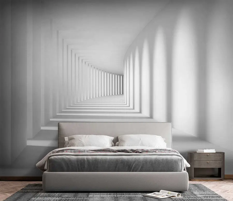 fototapeter Grått, kunst og parallell u55301
