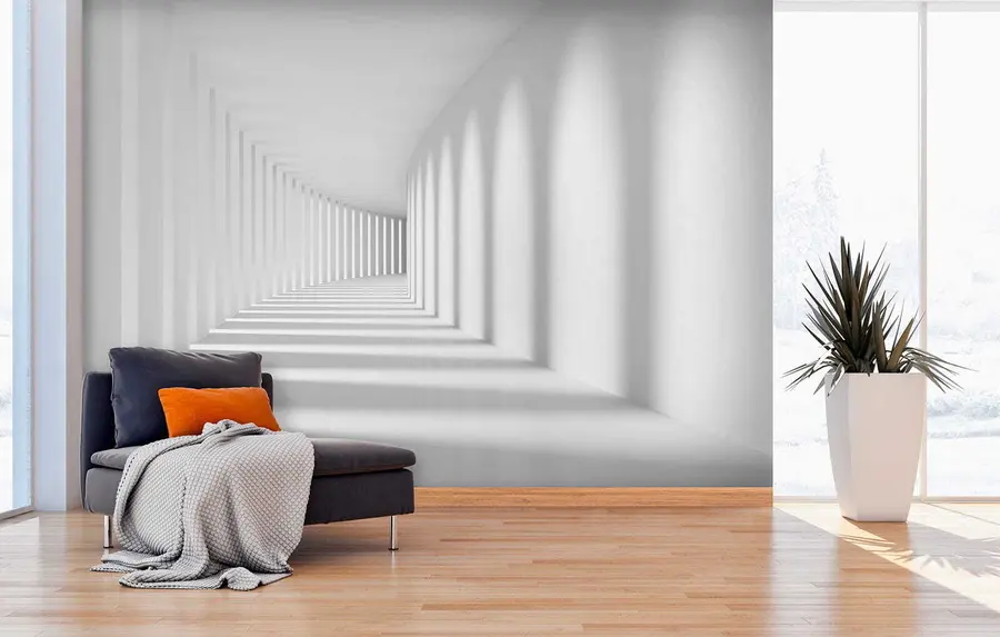 fototapeter Grått, kunst og parallell u55301