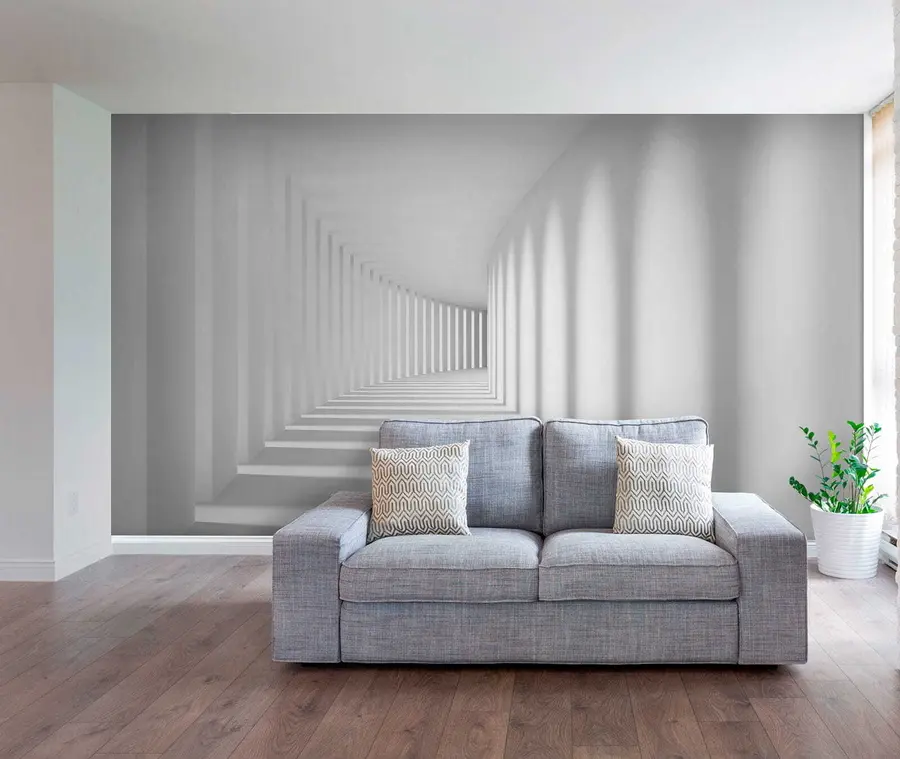 fototapeter Grått, kunst og parallell u55301