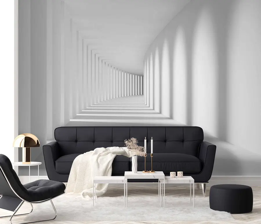 fototapeter Grått, kunst og parallell u55301