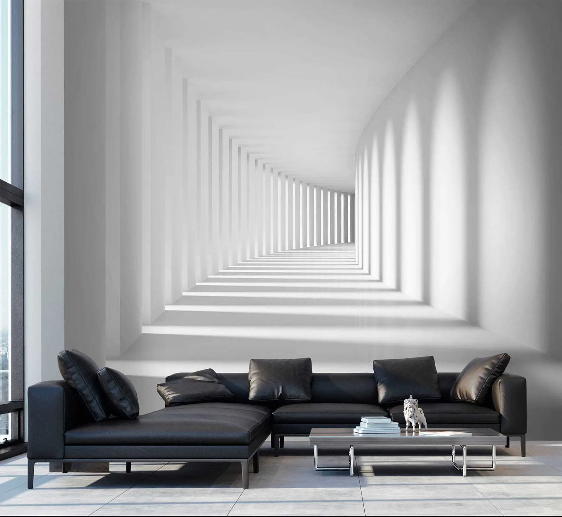 fototapeter Grått, kunst og parallell u55301