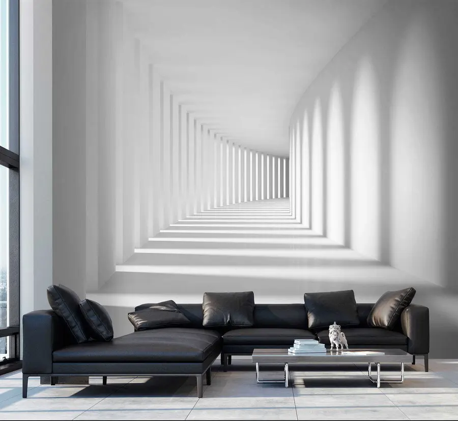 fototapeter Grått, kunst og parallell u55301