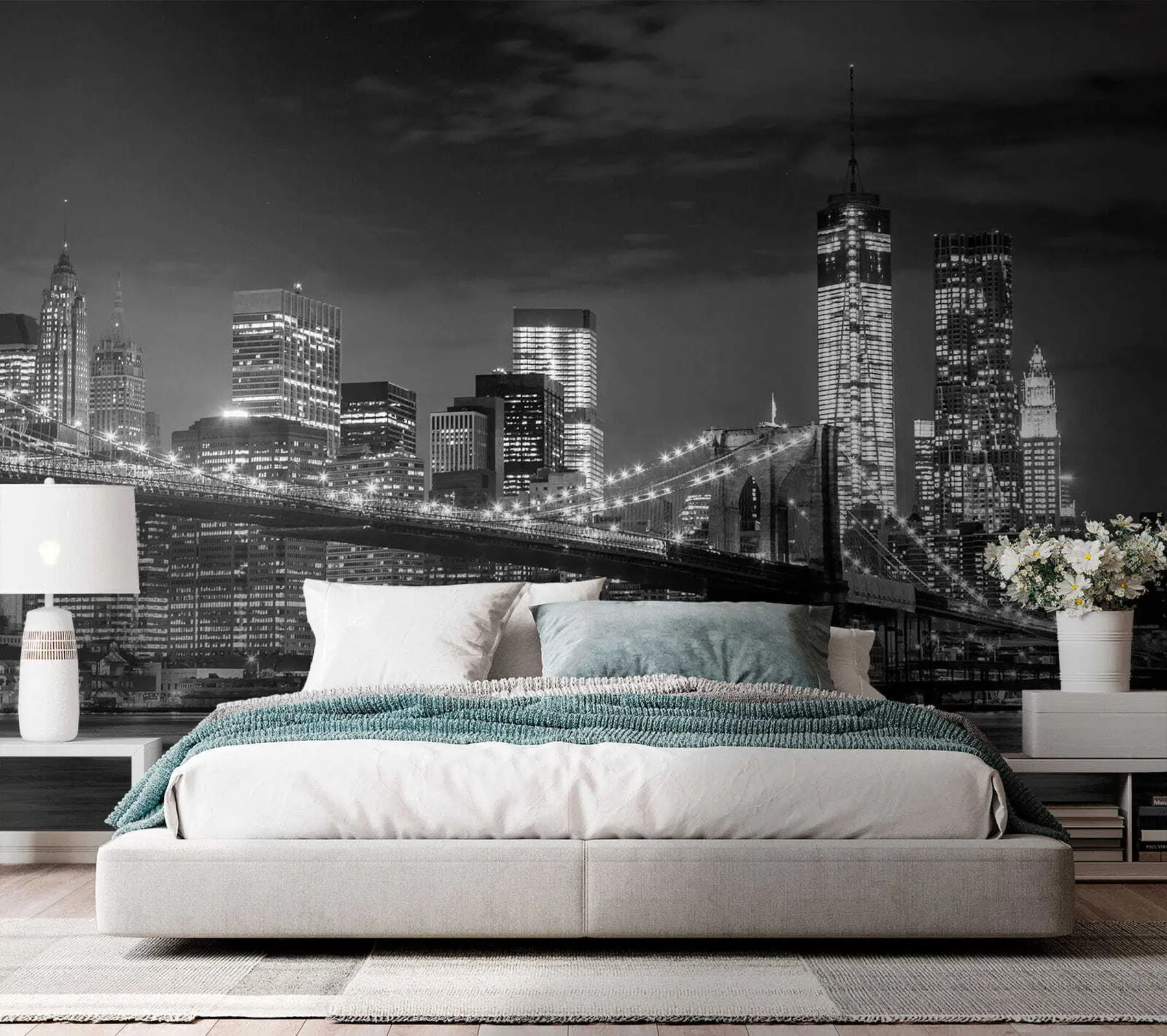 fototapeter Vann, skyskraper og bygning u56428