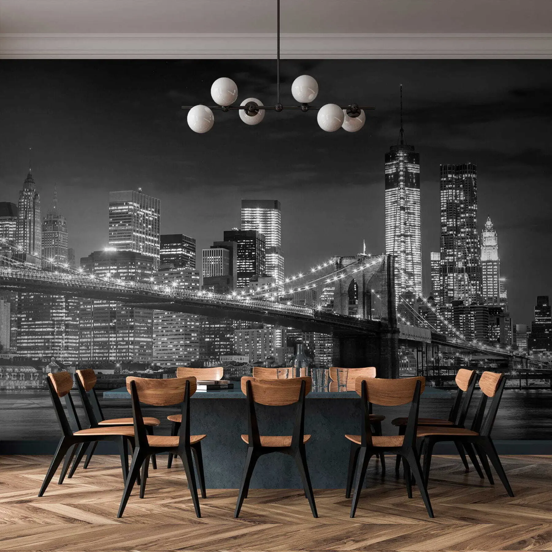 fototapeter Vann, skyskraper og bygning u56428