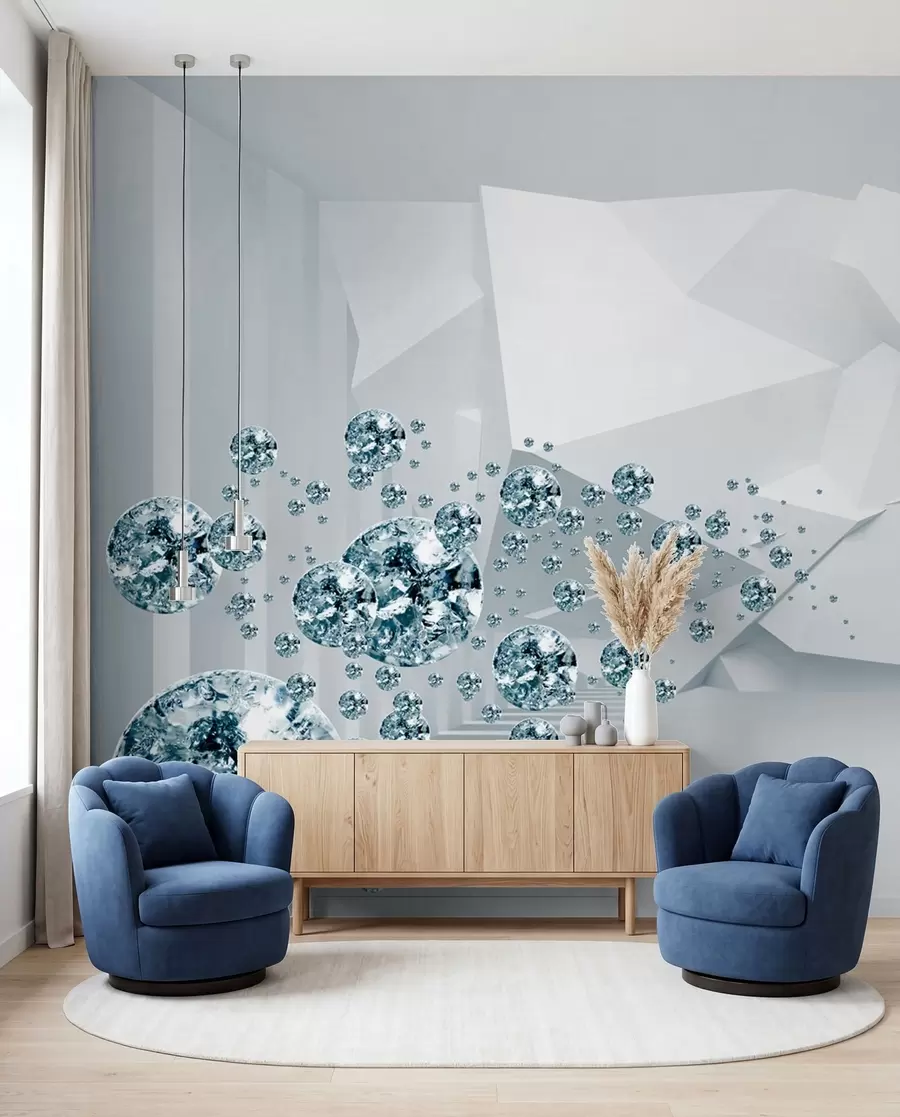 fototapeter Helling, skrifttype og kunst u60340