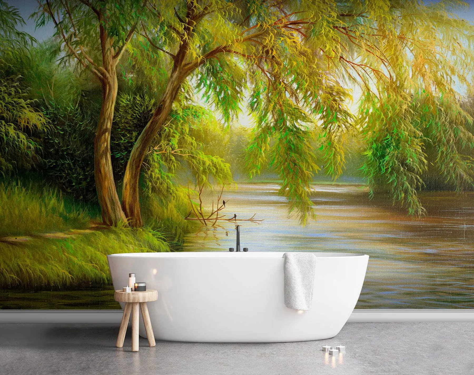 fototapeter Klokt tre u62865