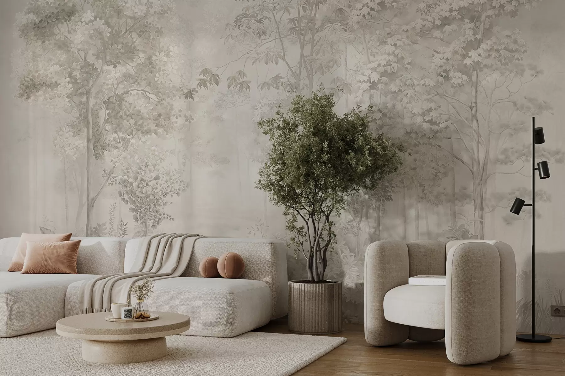 fototapeter Sjarmerende skog u78448