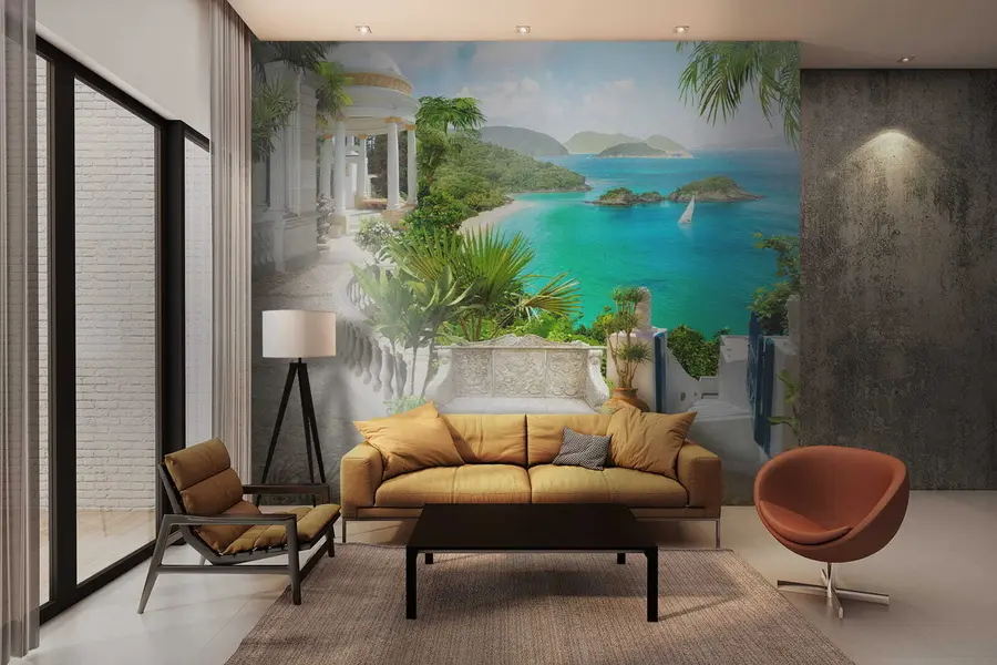 fototapeter Hvile på stranden u79434