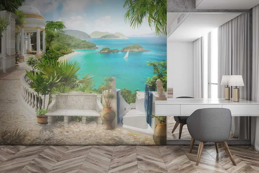 fototapeter Hvile på stranden u79434