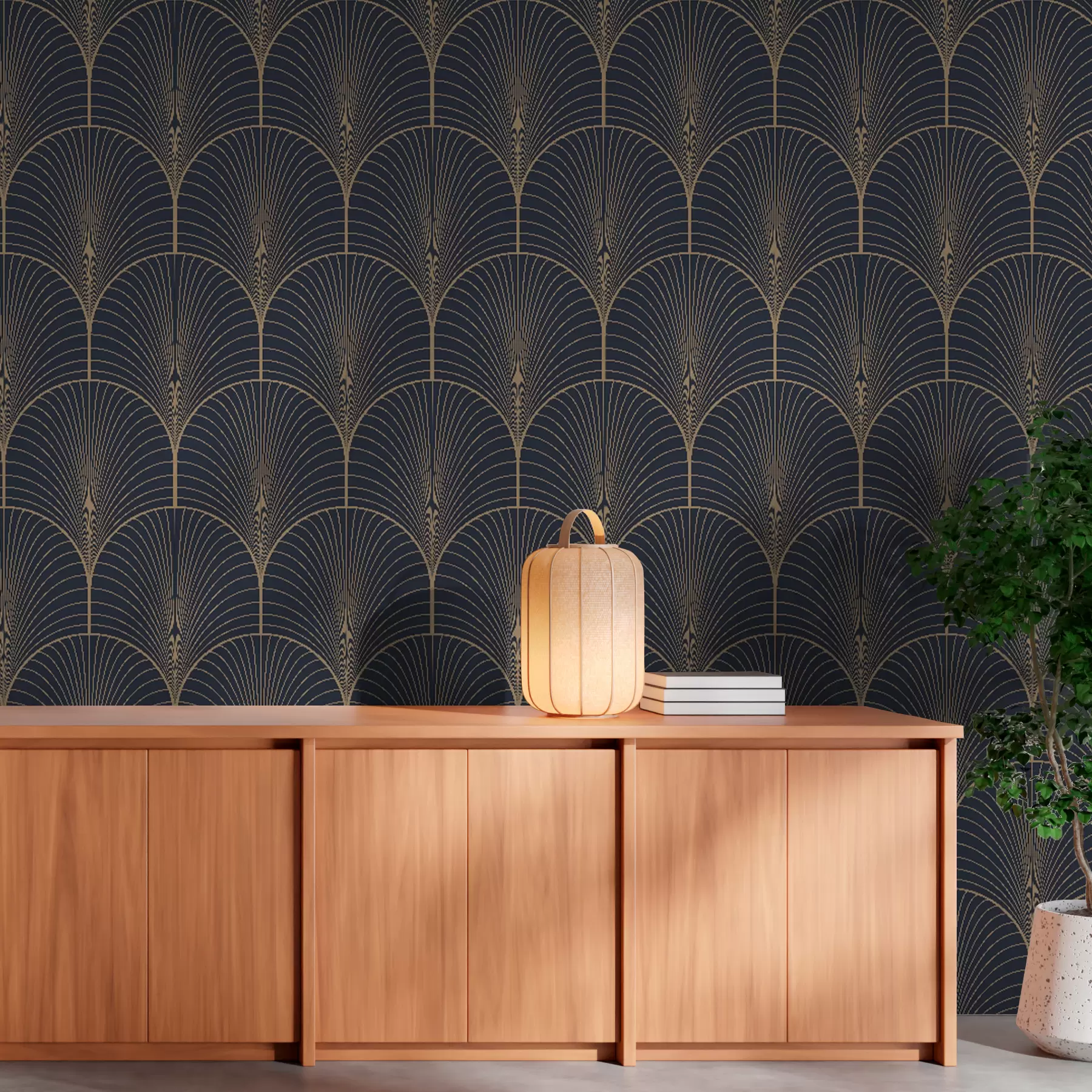 fototapeter Art deco-mønster u53246