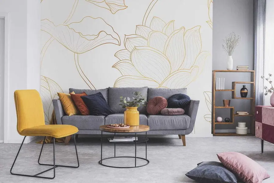 fototapeter Lotus-tegninger u58166